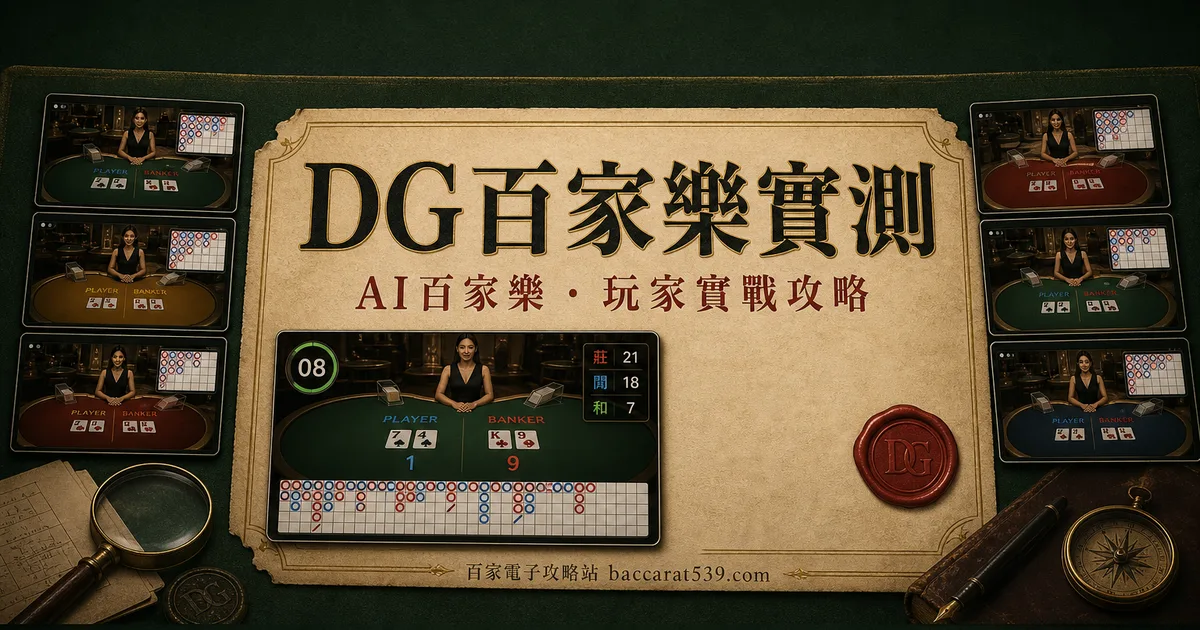 DG百家樂實測：盯了八張桌之後的老實心得