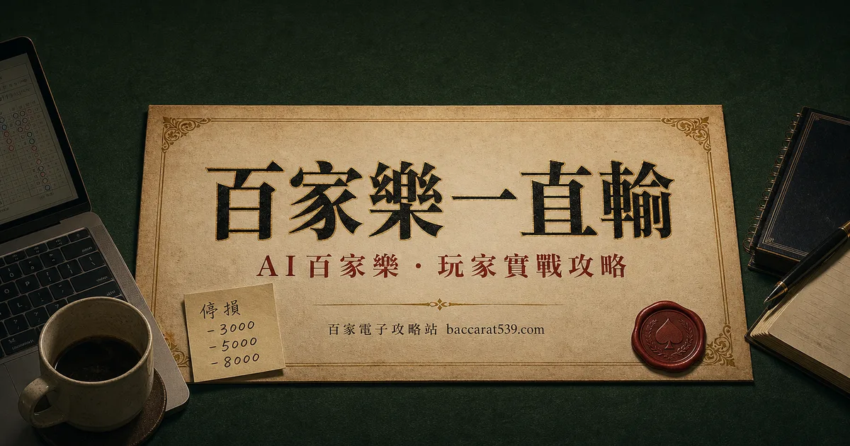百家樂一直輸,先別急著檢討手氣