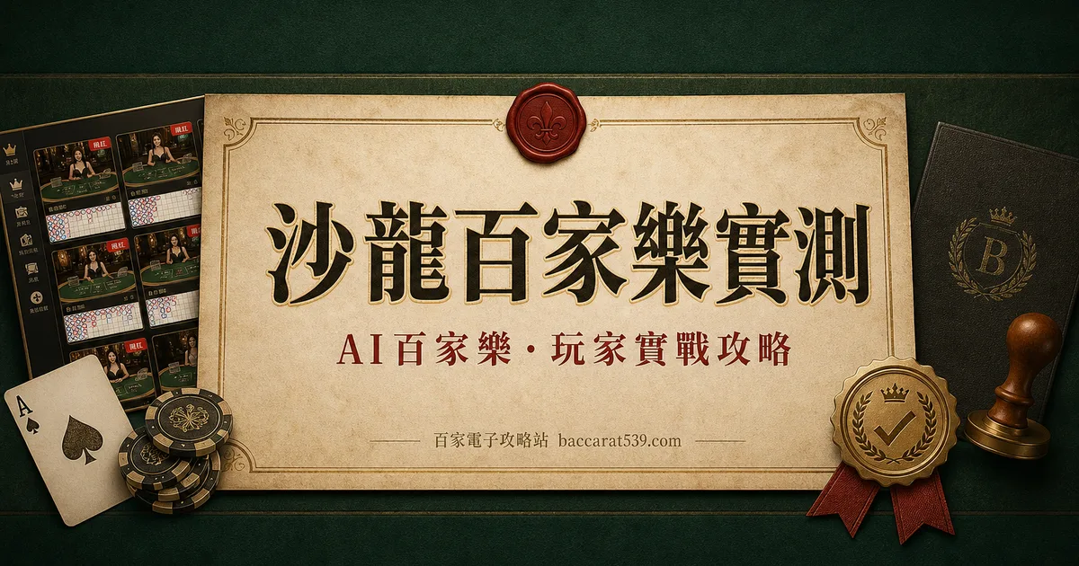 沙龍百家樂實測:沒有爆點,就是它的賣點