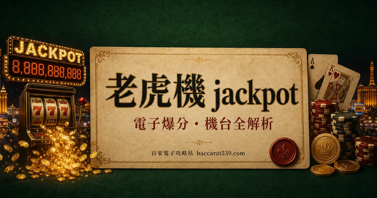 老虎機 jackpot：種類、觸發機制與史上最狂中獎故事