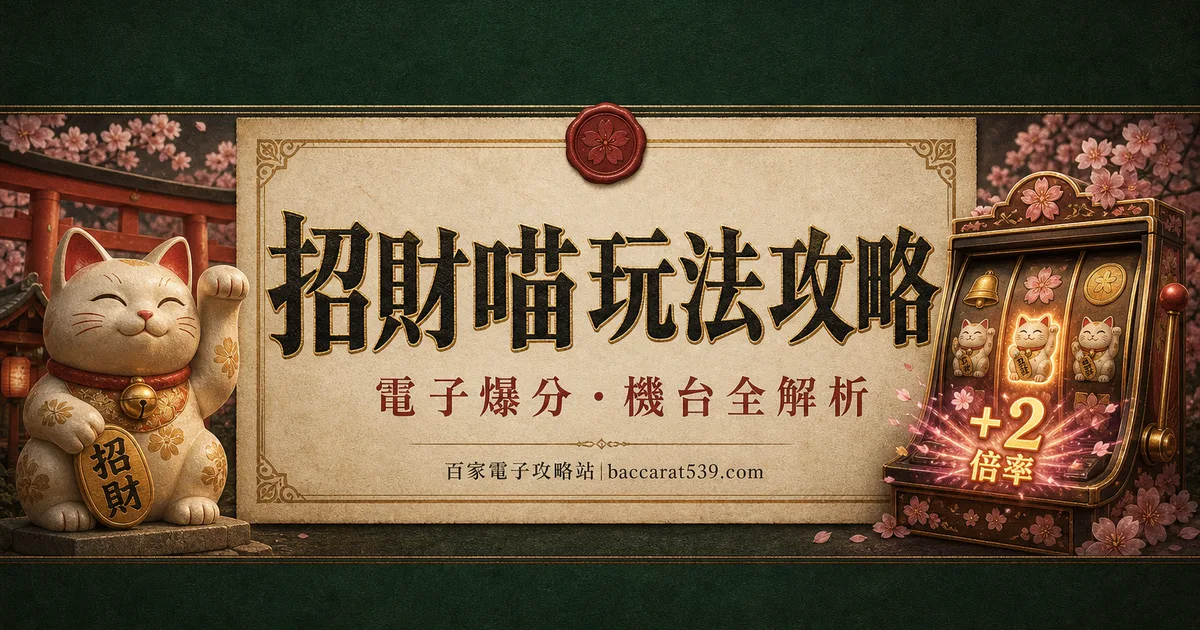 招財喵玩法攻略:一隻貓×2的免遊翻倍機器