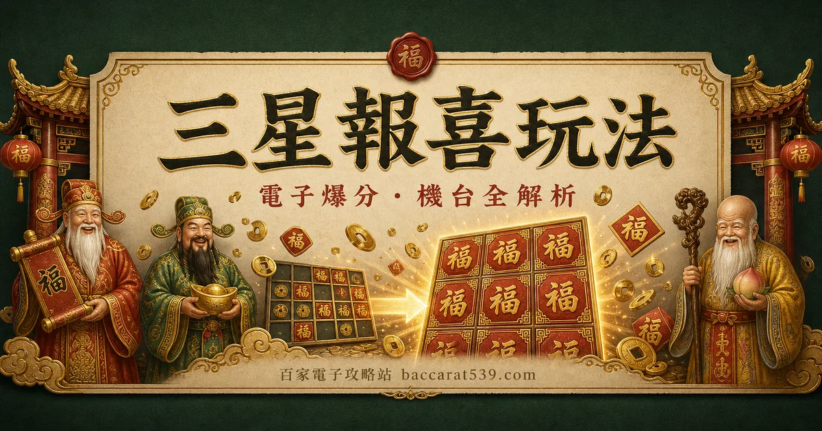 三星報喜玩法:關卡升級盤、福神大獎、16600倍解析